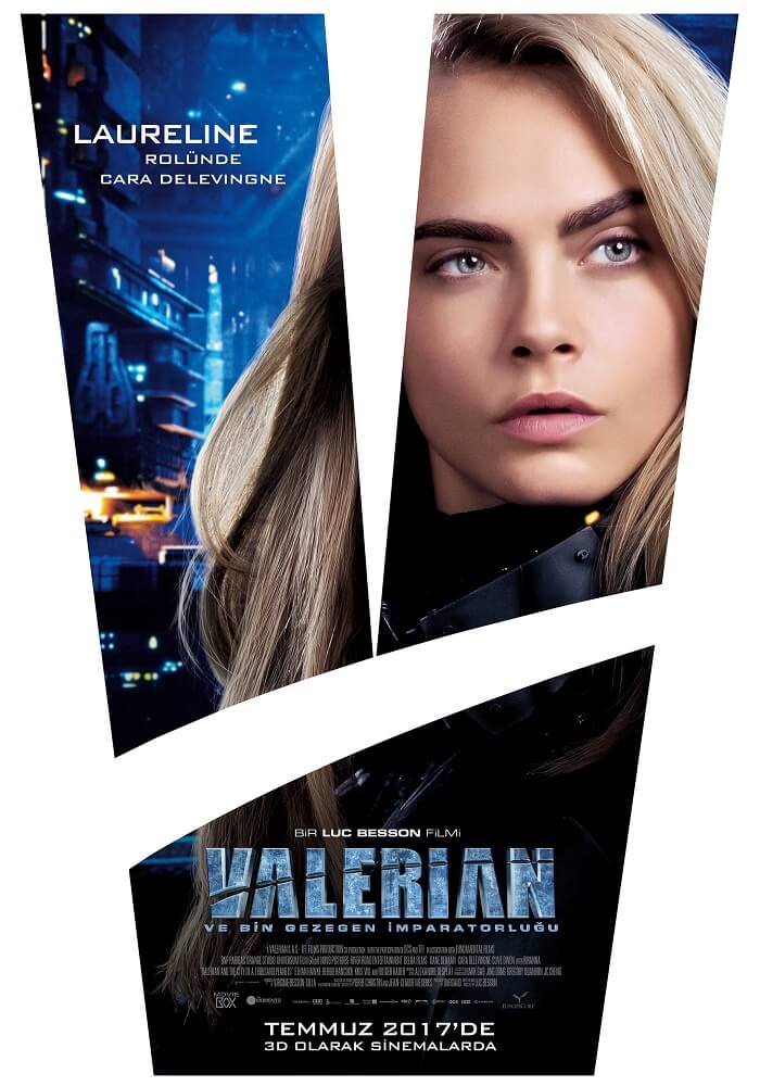 Valerian ve Bin Gezegen İmparatorluğu poster